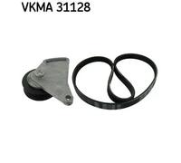Kit cinghia trapezoidale multirighe VKMA 31128 SKF per AUDI VW SKODA