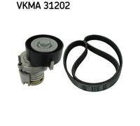 Kit cinghia trapezoidale multirighe VKMA 31202 SKF per VW SEAT