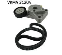 Kit cinghia trapezoidale multirighe VKMA 31204 SKF per AUDI SEAT SKODA VW