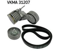 SKF Kit Cinghie Poly-V VKMA 31207 EPDM (Etilene-Propilene-Diene-Caucciù)