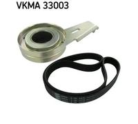 Kit cinghia trapezoidale multirighe VKMA 33003 SKF per CITROËN PEUGEOT FIAT