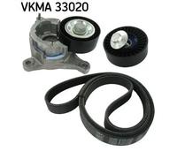 Kit cinghia trapezoidale multirighe VKMA 33020 SKF per CITROËN PEUGEOT