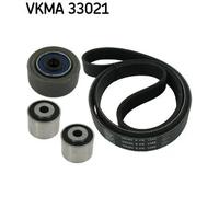 SKF Kit cinghie Poly-V VKMA 33021 per Citroën Peugeot Fiat