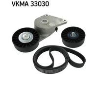 Kit cinghia trapezoidale multirighe VKMA 33030 SKF per CITROËN PEUGEOT FIAT