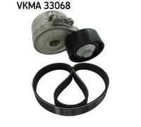 Kit cinghia trapezoidale multirighe VKMA 33068 SKF per PEUGEOT CITROËN FIAT