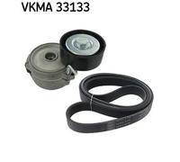 Kit cinghia trapezoidale multirighe VKMA 33133 SKF per PEUGEOT CITROËN LANCIA