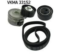 Kit cinghia trapezoidale multirighe VKMA 33152 SKF per CITROËN PEUGEOT FIAT