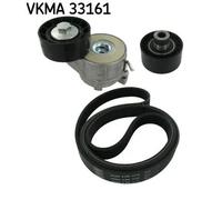 Kit cinghia trapezoidale multirighe VKMA 33161 SKF per PEUGEOT CITROËN TOYOTA