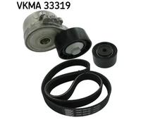 Kit cinghia trapezoidale multirighe VKMA 33319 SKF per PEUGEOT CITROËN FIAT