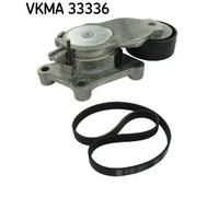 Kit cinghia trapezoidale multirighe VKMA 33336 SKF per PEUGEOT CITROËN