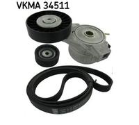 Kit cinghia trapezoidale multirighe VKMA 34511 SKF per SAAB 9-3 9-3 Cabriolet