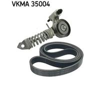 Kit cinghia trapezoidale multirighe VKMA 35004 SKF per OPEL ADAM