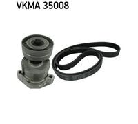 Kit cinghia trapezoidale multirighe VKMA 35008 SKF per OPEL ASTRA F Hatchback
