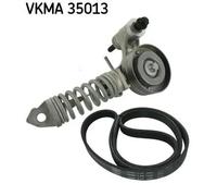 Kit cinghia trapezoidale multirighe VKMA 35013 SKF per OPEL ASTRA H Familiare