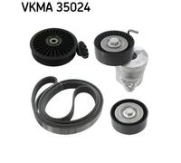 Kit cinghia trapezoidale multirighe VKMA 35024 SKF per OPEL INSIGNIA A ASTRA J