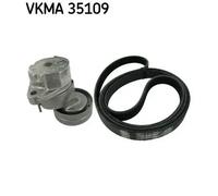 Kit cinghia trapezoidale multirighe VKMA 35109 SKF per OPEL VECTRA A CALIBRA A