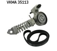 SKF Kit Cinghie Poly-V VKMA 35113 EPDM (Etilene-Propilene-Diene-Caucciù)