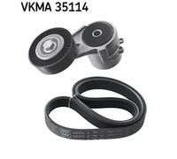 Set di cinghie Poly-V SKF VKMA 35114