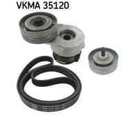 Kit cinghia trapezoidale multirighe VKMA 35120 SKF per OPEL COMBO Tour CORSA C