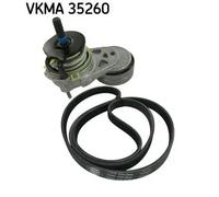 Kit cinghia trapezoidale multirighe VKMA 35260 SKF per OPEL FIAT ALFA ROMEO