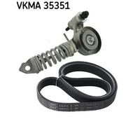 Kit cinghia trapezoidale multirighe VKMA 35351 SKF per OPEL CORSA D INSIGNIA A