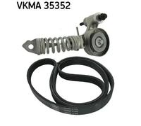 Kit cinghia trapezoidale multirighe VKMA 35352 SKF per OPEL ASTRA J GTC ASTRA J