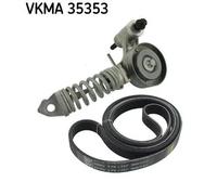 SKF Kit Cinghie Poly-V VKMA 35353 EPDM (Etilene-Propilene-Diene-Caucciù)