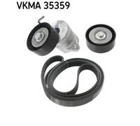 Kit cinghia trapezoidale multirighe VKMA 35359 SKF per OPEL CHEVROLET