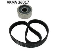 Kit cinghia trapezoidale multirighe VKMA 36017 SKF per OPEL RENAULT