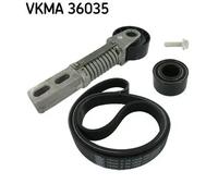Kit cinghia trapezoidale multirighe VKMA 36035 SKF per RENAULT MEGANE I