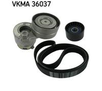 Kit cinghia trapezoidale multirighe VKMA 36037 SKF per RENAULT NISSAN
