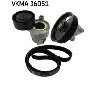 Set di cinghie Poly-V SKF VKMA 36051