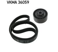 Kit cinghia trapezoidale multirighe VKMA 36059 SKF per RENAULT CLIO II CLIO I
