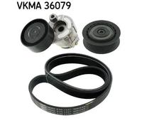 Kit cinghia trapezoidale multirighe VKMA 36079 SKF per DACIA RENAULT NISSAN