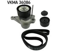 Kit cinghia trapezoidale multirighe VKMA 36086 SKF per NISSAN RENAULT OPEL