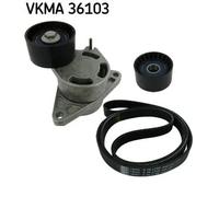 SKF VKMA 36103 Kit Cinghie Poly-V