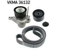 Kit cinghia trapezoidale multirighe VKMA 36132 SKF per RENAULT OPEL