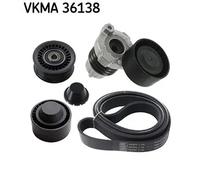 SKF VKMA 36138 Kit Cinghie Poly-V