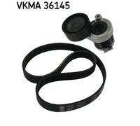 Kit cinghia trapezoidale multirighe VKMA 36145 SKF per RENAULT NISSAN DACIA