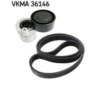 Kit cinghia trapezoidale multirighe VKMA 36146 SKF per RENAULT DACIA NISSAN