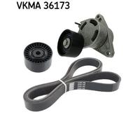 Kit cinghia trapezoidale multirighe VKMA 36173 SKF per RENAULT NISSAN