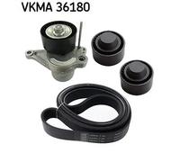 Kit cinghia trapezoidale multirighe VKMA 36180 SKF per RENAULT TRAFIC II Furgone