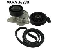 Kit cinghia trapezoidale multirighe VKMA 36230 SKF per VOLVO S70 V70 I S80 I
