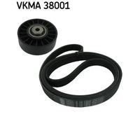Kit cinghia trapezoidale multirighe VKMA 38001 SKF per MERCEDES-BENZ 190