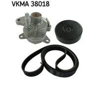 Kit cinghia trapezoidale multirighe VKMA 38018 SKF per MERCEDES-BENZ CLASSE E
