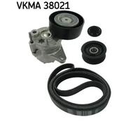 Kit cinghia trapezoidale multirighe VKMA 38021 SKF per MERCEDES-BENZ CLASSE S