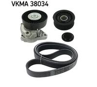 SKF VKMA 38034 Kit Cinghie Poly-V
