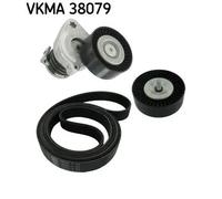 Kit cinghia trapezoidale multirighe VKMA 38079 SKF per MERCEDES-BENZ CLASSE E