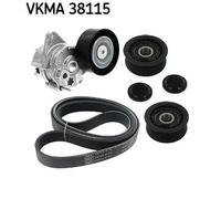Kit cinghia trapezoidale multirighe VKMA 38115 SKF per MERCEDES-BENZ CLASSE E