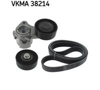 Kit cinghia trapezoidale multirighe VKMA 38214 SKF per BMW 3 3 Touring 5 Touring